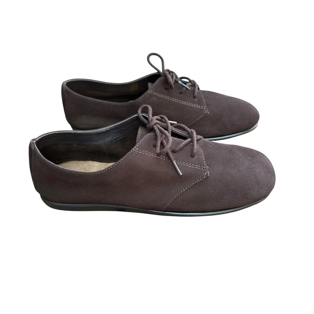 Signature by Aerosoles Guitar Solo Leather Lace-Up Oxfords Flats Womens 7.5 NEW